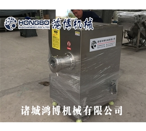 100型絞肉機正在打包等候發(fā)
